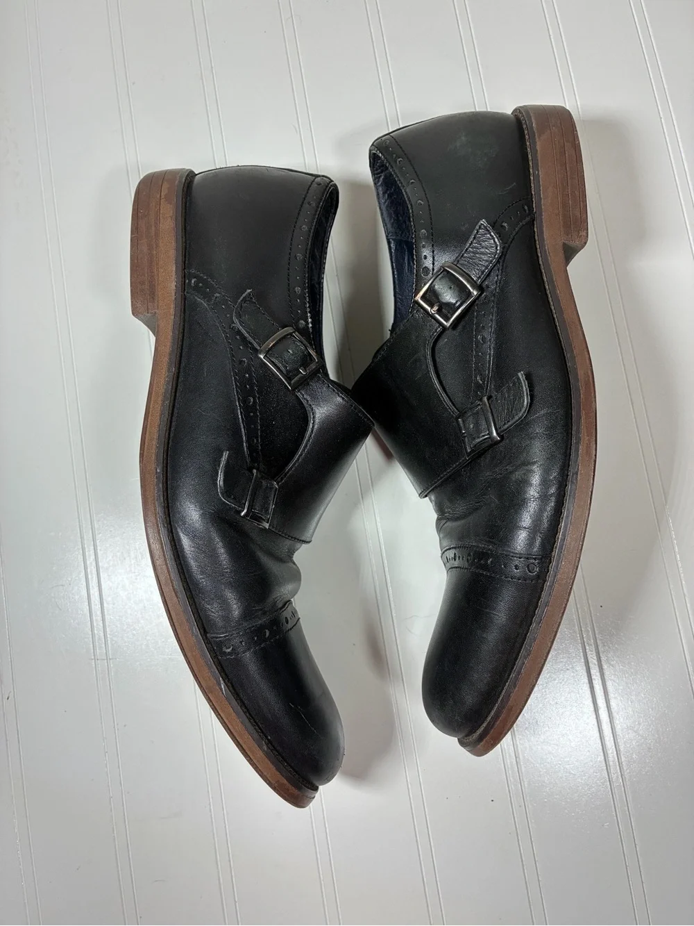 Docker’s Men's Black Leather Dress Shoes